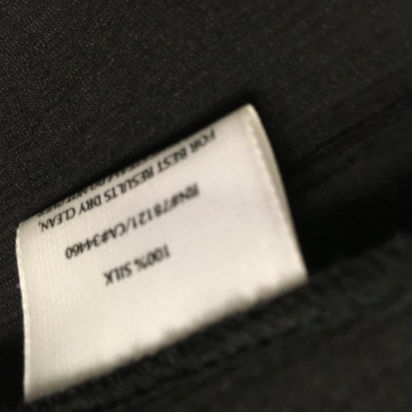 Eileen Fisher black silk open jacket top XS - Picture 9 of 9